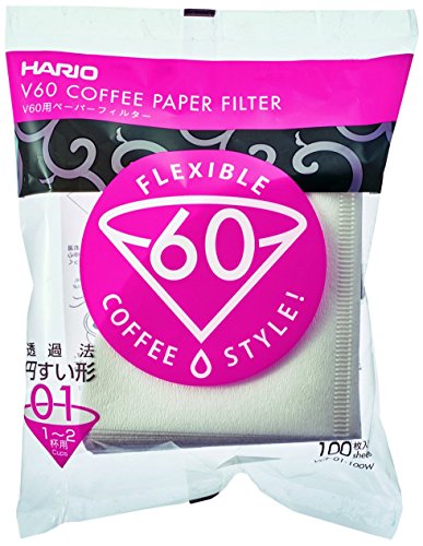 [VCF-01-100W] Hario V60 Bleached Paper Filter 100pcs (01)