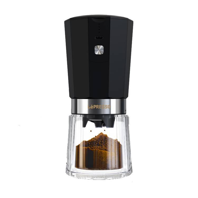[LPRCGRBK] LePresso Cordless Electric Conical Burr Grinder