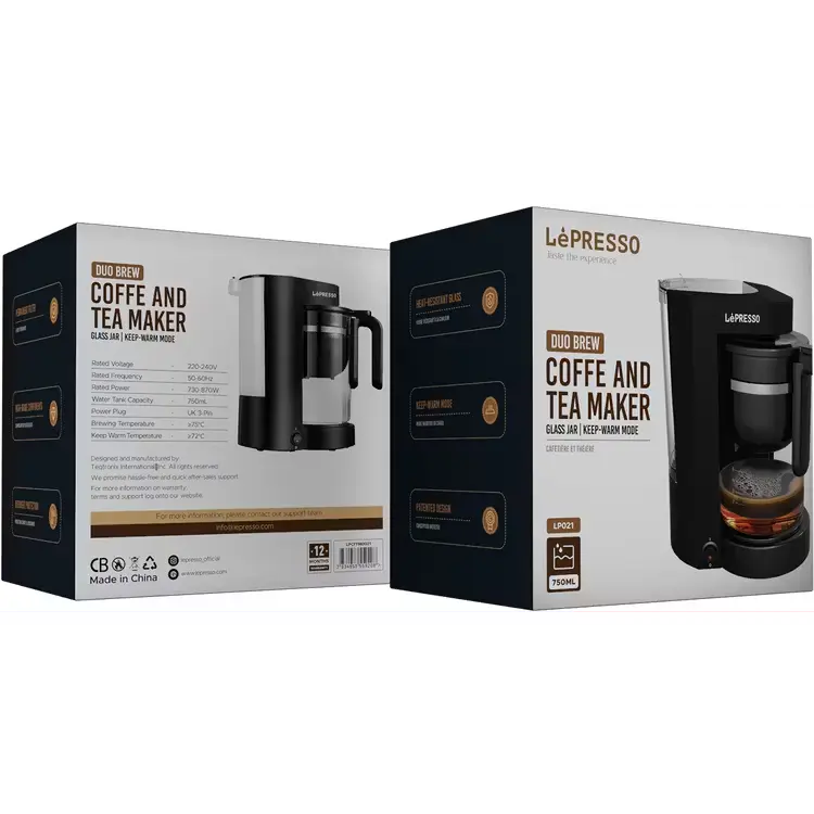 [LPCFFM0021] Lepresso Duo Brew Coffee & Tea Maker 