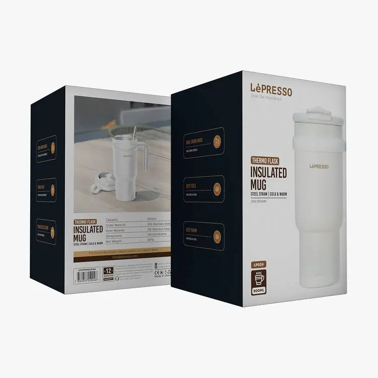 [LPCFFM0024BK] Lepresso Insulated Mug (Black)