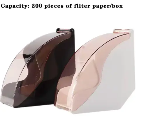 صندوق ورق الترشيح البلاستيكي (أسود)