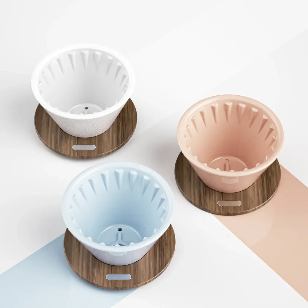 [FC6563W] MHW-3BOMBER Meteor Coffee Dripper (أبيض)