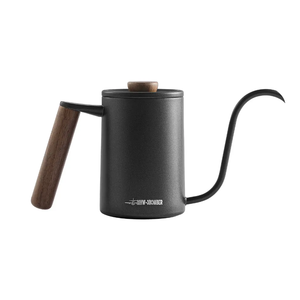 [BK5996B] MHW-3BOMBER Planet Hand Brewing Kettle (Black, 600 ml)