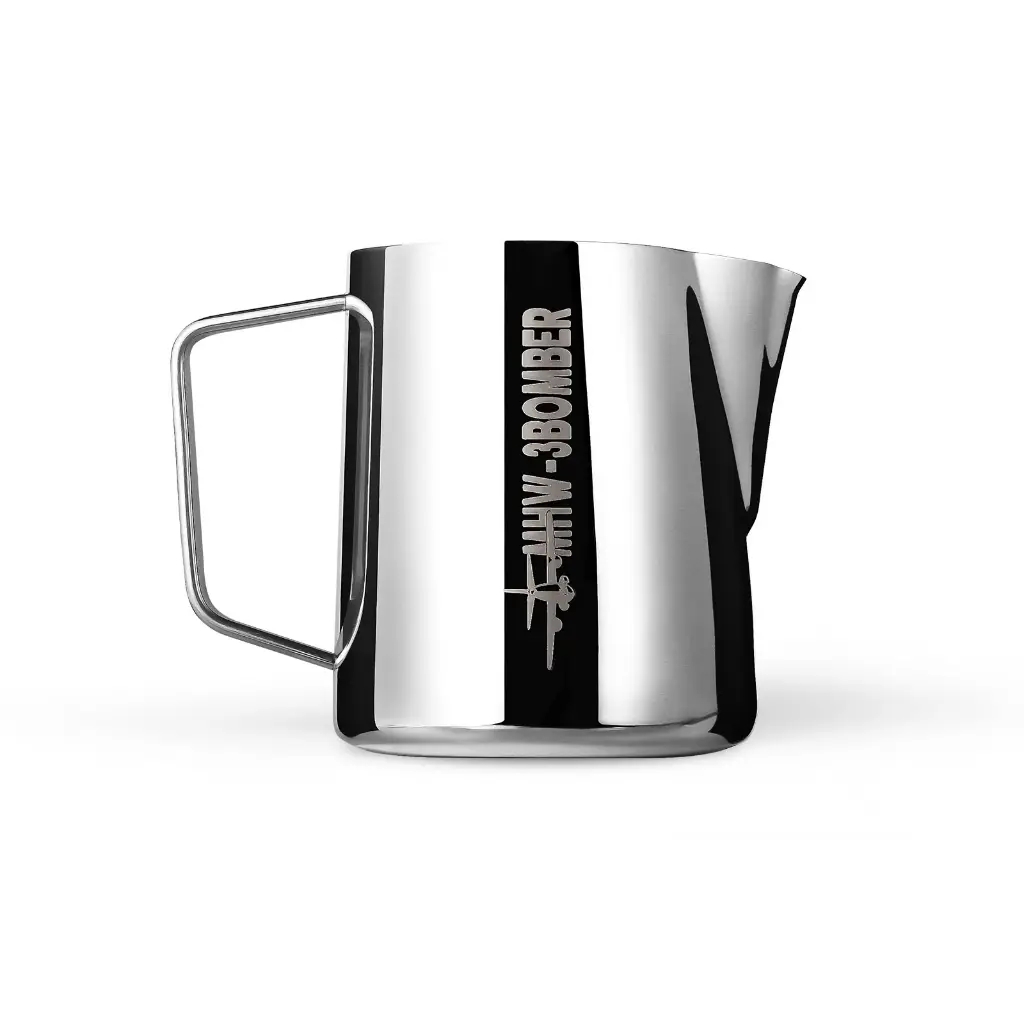 [P5001S] MHW-3BOMBER Latte Art Pitcher Flagship 5.0 (Glossy Grey)