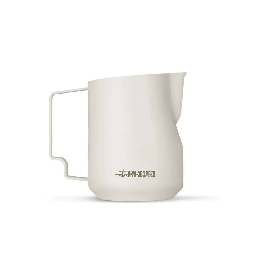 [P6013W] MHW-3BOMBER Turbo Milk Pitcher (Off White, 350 ml)