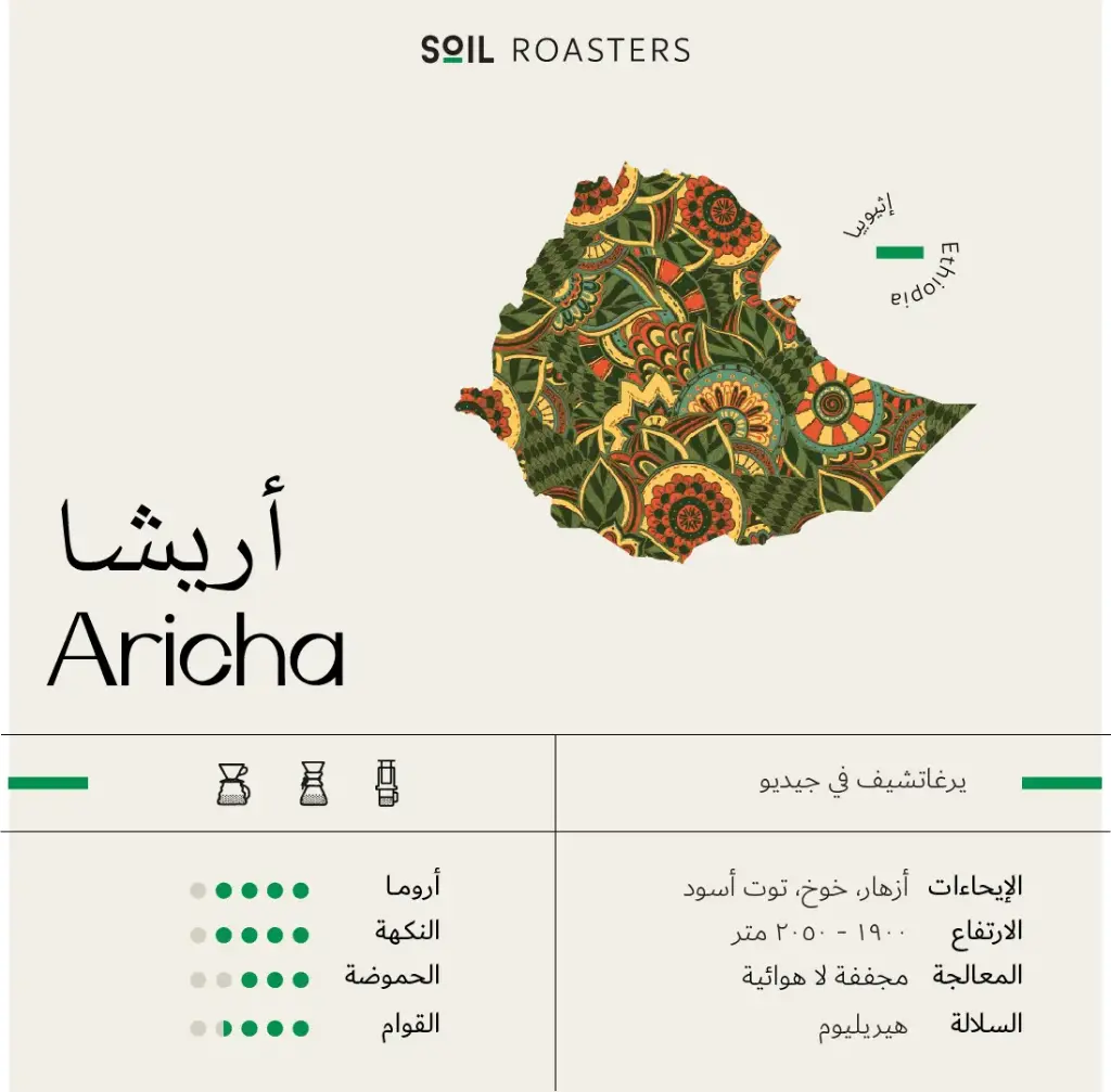 [SBARITCHA250G] Aricha - Ethiopia  (250G)