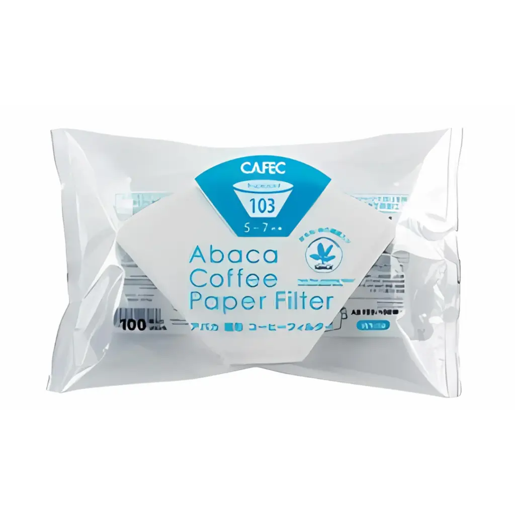 CAFEC Abaca Trapezoid Paper Filter 100 Filters (101)